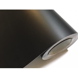 Car Wrapping Sheet, Matte Black, 60.9 x 11.8 inches (152 x 30 cm), Wrapping Film, Matte Black