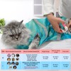 Cinf Cat Bathing Bag(Free Muzzle) Breathable Mesh Anti Scratch Adjustable