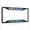 Fastasticdeals Metal Insert License Plate Frame Silhouette Dolphins Weatherproof Car