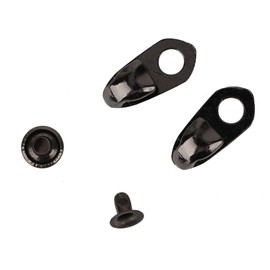 TOPINCN 20 Sets Boot Lace Hooks, Shoe Boot Hooks Shoe Lace Hooks Boot Hook Eyelets Boot Eyelet Repair Kit Alloy Shoe Boot Lace Fittings Rivets Repair Camp Hike Climb (Tape wrap)