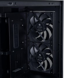 Lian Li LANCOOL 207 Digital ATX Computer Case w/Integrated LCD Screen, Mesh-Centric Panels Mid-Tower PC Case w/ 2 x 140x40x30mm PWM Fans, 2 x 140mm Fans Pre-Installed, Side or Rear-Mount PSU