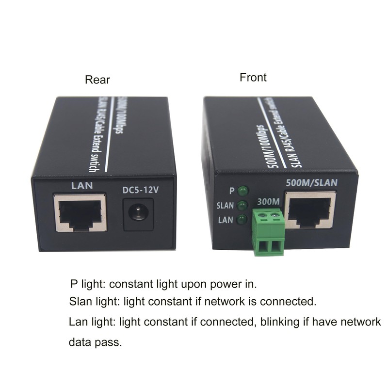 IP Ethernet Over Twisted Pair Extenders up to 300M(1000FT),Ethernet Over