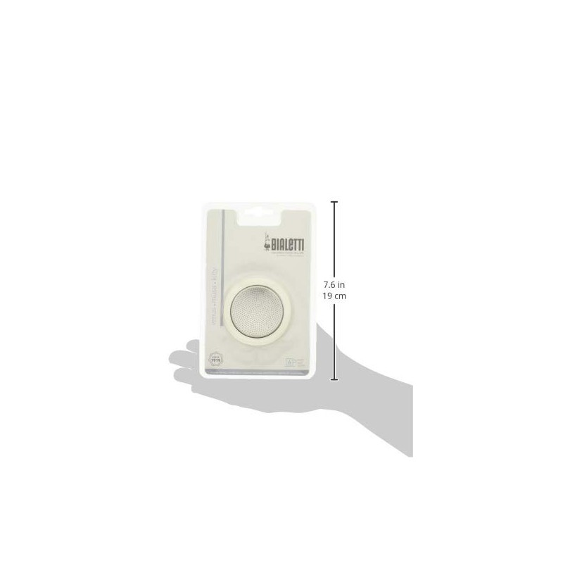 Bialetti 5380/AP Coffee Filter, Coffee Filter, Silver, Metal, Italy, Pack