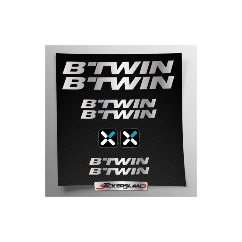 Sticker Set Compatible with Frame BTWIN MTB Mountain Bike and