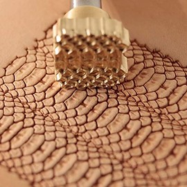 Sello de cuero Herramienta Sellos Estampación Perforadoras de Tallado Herramientas Artesanía Cuero Artesanía