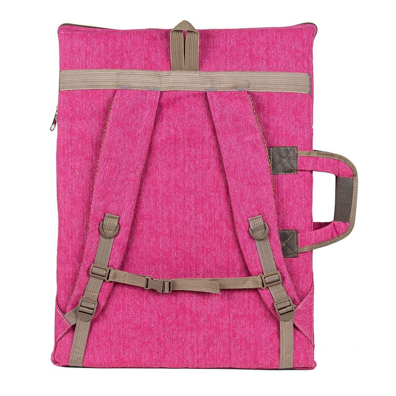 TRANSON Art Portfolio Case Artist Backpack Canvas Bag Large 26”