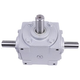 Holdia 40 HP Right Angle Bevel Gearbox with Three 1" Keyed Shafts 1:1 19455-3SH-3KW-GR 1,800 Max RPM