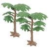 Toyvian 2pcs Tree Model Fake Miniature Trees Train Railways Architecture