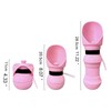Generic Dog Foldable Water Bottle with Folding Bowl (Pink Globe)