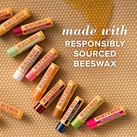Burt's Bees 100% Natural Moisturizing Lip Balm, Mango with Beeswax & Fruit Extracts - 2 Tubes