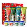 Christmas Hand Cream & Lip Balm Sets - 4Pcs Mini