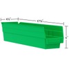 Akro-Mils 30128 Plastic Nesting Shelf Bin Box, (18-Inch x 4-Inch