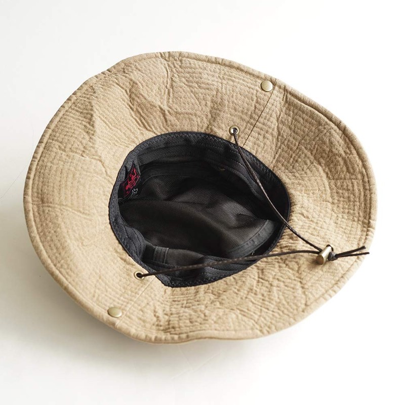 Cure Adventure Hat, Safari Hat, Outdoor, Wide Brim, Khaki