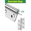 2 Pcs Lift Off Hinges 3 Inch, Bolatus Small Slip