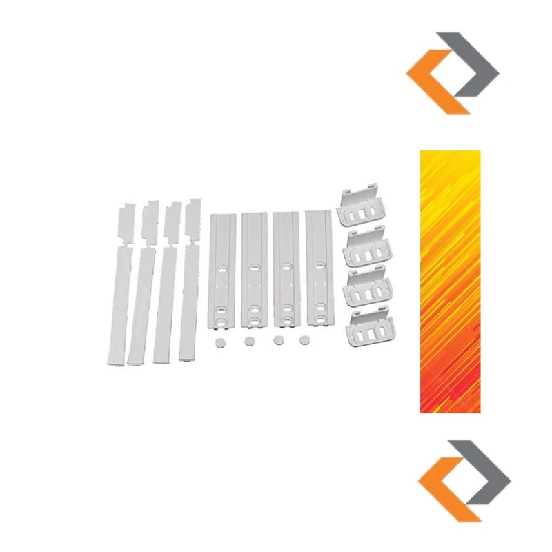 4 PIECES SLIDING KIT FOR BUILT-IN FRIDGE DOORS
