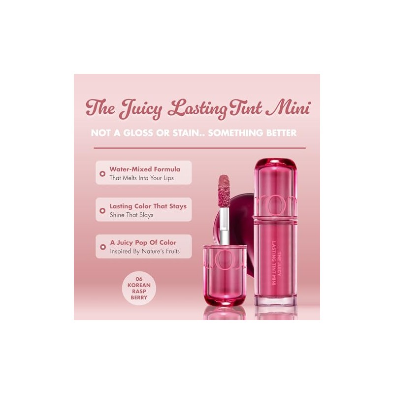 Rom Mini Tinte Juicy Últimas Duraciones Frambuesa Coreana