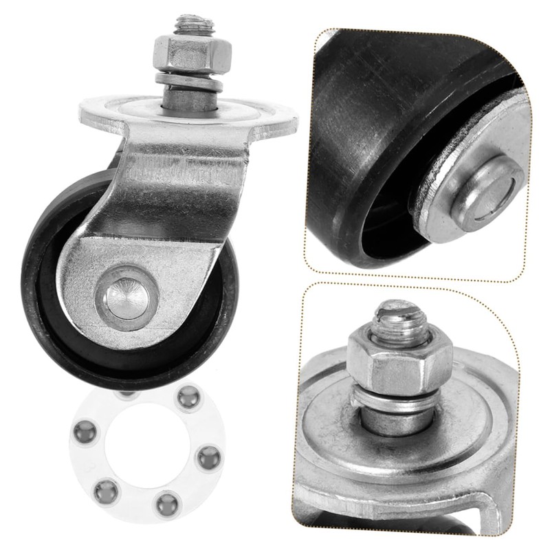 VILLFUL 2pcs Replacement Jack Casters Universal Fit for Floor Jacks