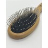 Burgham Pro Plus Grooming Brushes for Dogs, Bamboo Pin Brush,