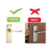 Decoralin 2Pack Keyhole Cover - Plastic Keyhole Protector - Draught