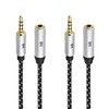 Cable Matters 2-Pack Headset Extension Cable - 6ft, TRRS with