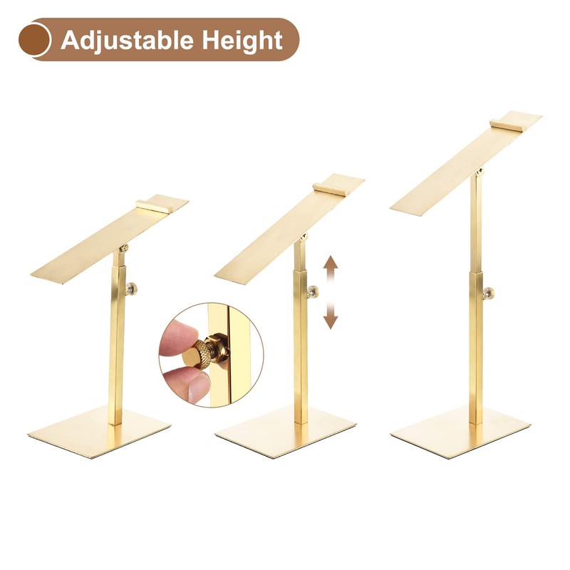 sourcing map Shoe Display Stand 2 Pack Adjustable Height Shoe