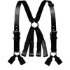 JAY-PEE Firefighter Leather Suspenders with Loop Attachment 8-Point Connection Suspenders