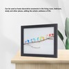 Photo Frame Black Decorative Rugged Multifunctional Sea Glass Birds Picture
