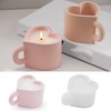 Heart Cup Candle Mold Silicone Resin Casting Molds for Candle