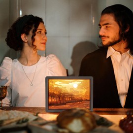 Papercut Light Boxes | Bedroom Shadow Lamp | Paper Carving Lamp Shadow Boxes LED Light Night Lamp Table Lamp Decoration for Parents Lover Friends