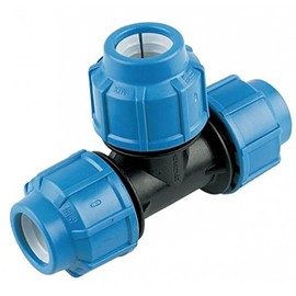 FloPlast MDPE Equal Tee 25mm