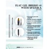 LEGACY NAILS Gel nail brush #4 + Spatula by Legacy