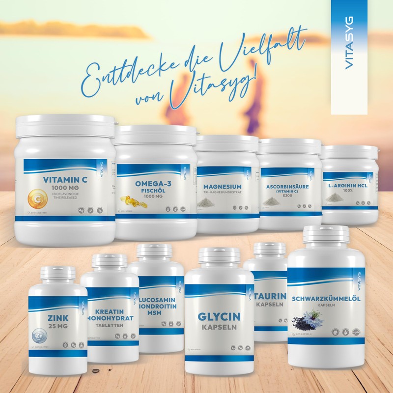 Vitasyg Glucosamine Chondroitin MSM + Vitamin C - 320 Tablets