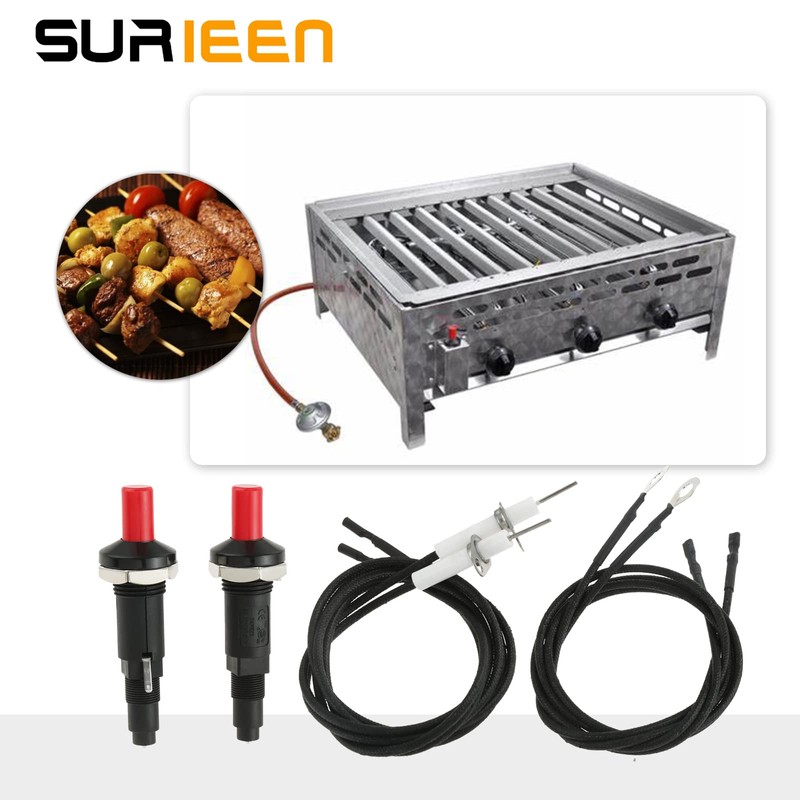 SURIEEN 2 Pieces Piezo Ignition, 1 Out 2 Push Button