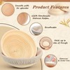 Bread Proofing Baskets Set of 6 Banneton Baskets Dough Fermentation