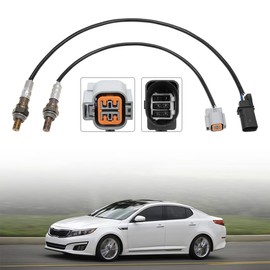 2 PCS 250-24913&250-25017 Oxygen O2 Sensor Upstream&Downstream Compatible with Hyundai Sonata 2009-2014, Kia Optima 2011-2015, 2.0L 2.4L