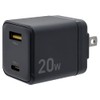Rasta Banana RACCA20W02CGRY AC Charger, USB Type-A Type-C PD Compatible,