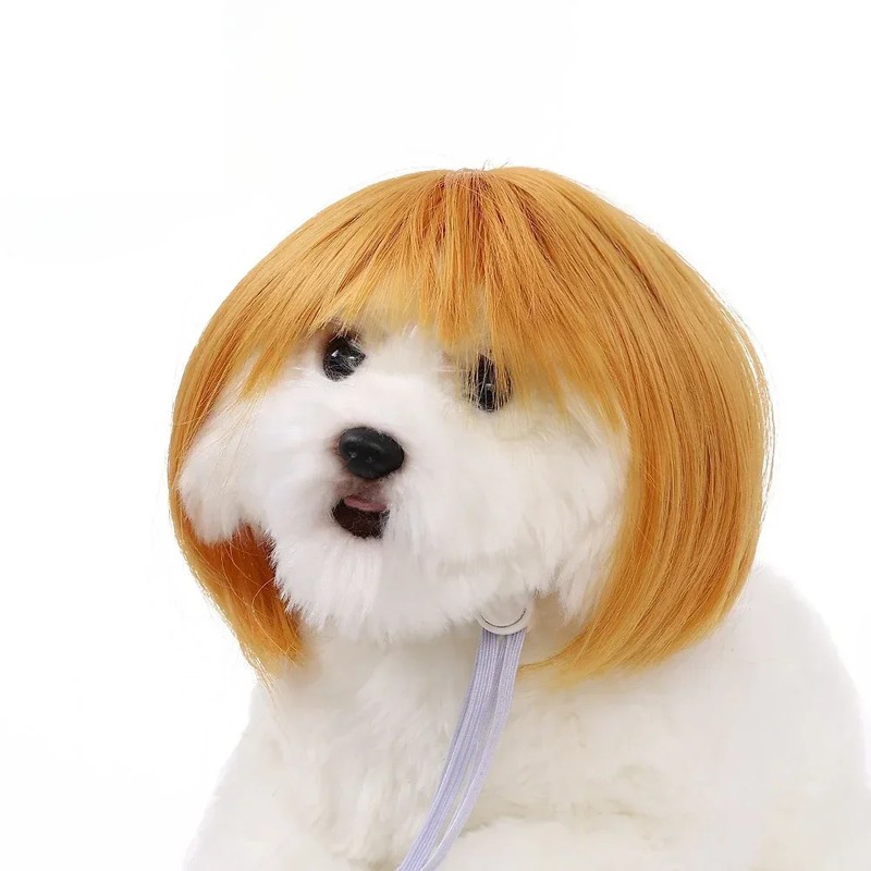 Pet Wig for Cats & Dogs – DIY-Trimmable Curly or