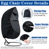 Egg Chair Cushion, Hanging Basket Chair Cushions with Pillow, Soft