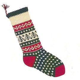 Christmas Stockings Knitting Kits; Evergreen