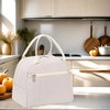 LEDAOU - Lonchera aislada para mujer, bolsa de almuerzo de