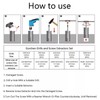 11Pcs Damaged Screw Extractor Set Broken Remover Kit Removal Tool