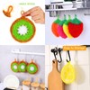 10 Pieces Big Size Fruit Dish Scrubber Non Scratch Kitchen