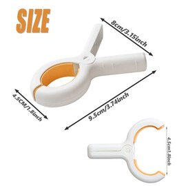 8 Pcs Beach Towel Clips Towel Pegs Large Strong Grip Clothes Pegs Beach Towel Clips for Sun Loungers Non-Slip Towel Pegs for Sunbeds Beach Garden Pool Tablecloths