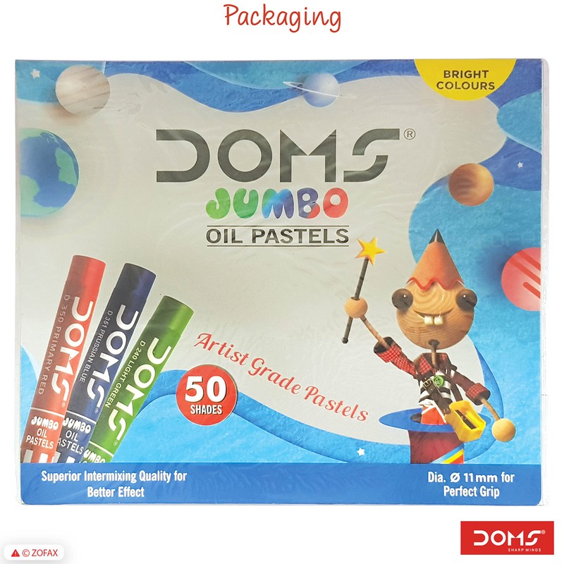 DOMS Oil Pastel Jumbo 50 Shades