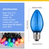 Ruiandsion E12 LED Bulb 110V Blue Screw Base for Display