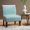 Christopher Knight Home Kassi Fabric Accent Chair, Light Blue