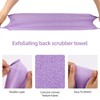 2 esponjas exfoliantes con asas, para ducha, nailon, exfoliante, para
