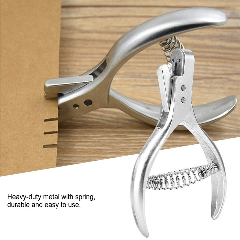 Kodrily Pattern Notcher, Stainless Steel Single Hole Punch, Ergonomic Slot