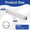 PATIKIL 304 Stainless Steel Pipe Fitting, 2 Pack 3/4" BSP