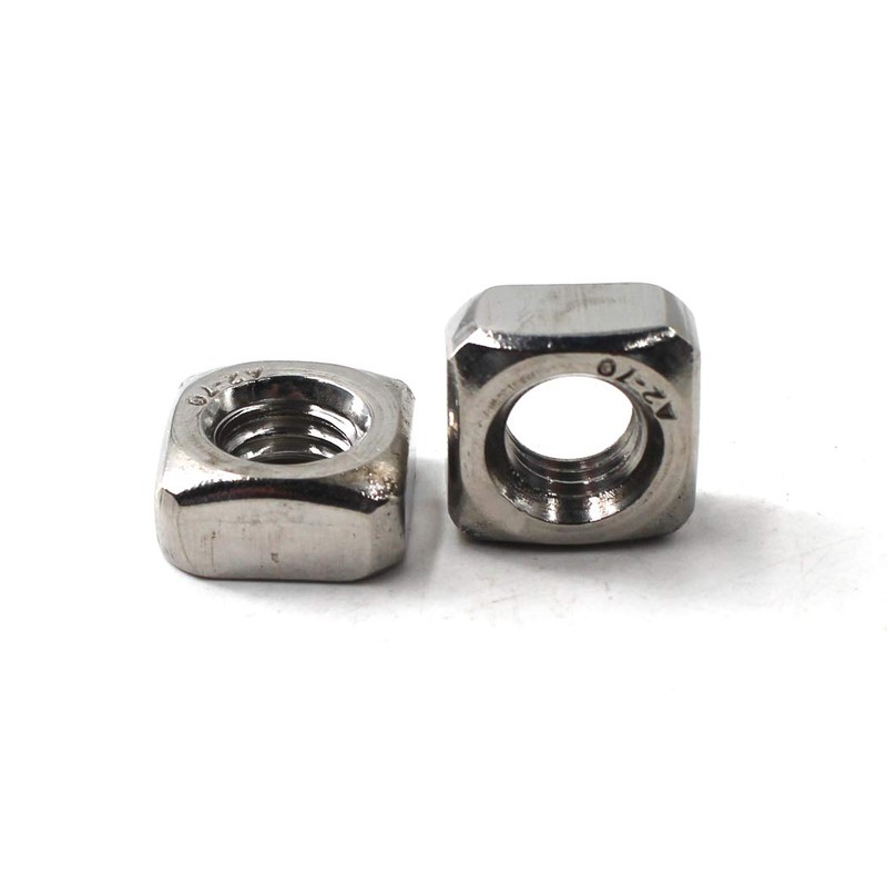 M8 Square Nut 304 Stainless Steel Thread Nut (Pack of